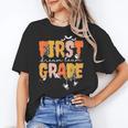 First Grade Dream Retro Team Fall Halloween Spooky Teachers Women's T-Shirt, First Grade Teacher Gifts, trending gift