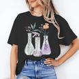 Flowers Test Tube Chemistry Student Science Teacher Women Women's T-Shirt, Science Teacher Gifts, trending gift Flowers Test Tube Chemistry Student Science Teacher Women Women's T-Shirt, Science Teacher Gifts, trending gift