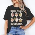 Groovy Halloween Ghost Read More Boooooks Librarian Teacher For Men Women Kids Women's T-Shirt, Groovy Teacher Gifts, trending gift Groovy Halloween Ghost Read More Boooooks Librarian Teacher For Men Women Kids Women's T-Shirt, Groovy Teacher Gifts, trending gift