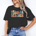 Groovy Toddler Teacher Appreciation Back To School Women's T-Shirt, Groovy Teacher Gifts, trending gift Groovy Toddler Teacher Appreciation Back To School Women's T-Shirt, Groovy Teacher Gifts, trending gift