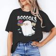 Halloween Books Librarian English Teacher Reader Reading Women's T-Shirt, English Teacher Gifts, trending gift Halloween Books Librarian English Teacher Reader Reading Women's T-Shirt, English Teacher Gifts, trending gift