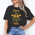 Halloween Cutest Pumpkins First Grade Teacher Women's T-Shirt, First Grade Teacher Gifts, trending gift Halloween Cutest Pumpkins First Grade Teacher Women's T-Shirt, First Grade Teacher Gifts, trending gift