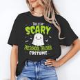 Halloween This Is My Scary Preschool Teacher Custome For Men Women Kids Women's T-Shirt, trending gift Halloween This Is My Scary Preschool Teacher Custome For Men Women Kids Women's T-Shirt, trending gift