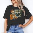 Halloween Teacher Six Seven Meme 6 7 Skeleton Spooky Costume Women's T-Shirt, trending gift Halloween Teacher Six Seven Meme 6 7 Skeleton Spooky Costume Women's T-Shirt, trending gift