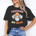 Halloween Teacher Teaching My Boos Costume Teacher Men Women Women's T-Shirt, trending gift Halloween Teacher Teaching My Boos Costume Teacher Men Women Women's T-Shirt, trending gift