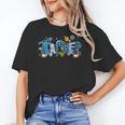 Hanukkah Leopard Plaid Teacher Chanukah Jewish Women Men Women's T-Shirt, trending gift