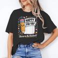 Happy Fri-Yay Teacher Fry Yay Friday Weekend Women's T-Shirt, trending gift