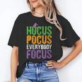 Hocus Pocus Everybody Focus Teacher Halloween Women's T-Shirt, trending gift