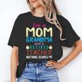 I'm Mom Grandma And A Retired Teacher Nothing Scares Me Men Women Women's T-Shirt, Couple Gifts, trending gift
