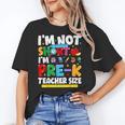 I'm Not Short I'm Pre-K Teacher Size Back To School Teacher Women's T-Shirt, trending gift