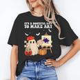 It's A Bootiful Day To Make Art Groovy Art Teacher Halloween Women's T-Shirt, Groovy Teacher Gifts, trending gift It's A Bootiful Day To Make Art Groovy Art Teacher Halloween Women's T-Shirt, Groovy Teacher Gifts, trending gift