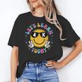 Lets Learn Today Shirt Smile Face 4K Teacher Back To School Women's T-Shirt, trending gift Lets Learn Today Shirt Smile Face 4K Teacher Back To School Women's T-Shirt, trending gift