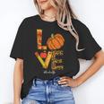 Leopard Pumpkin Love Teacher Life Thanksgiving Fall Women Women's T-Shirt, trending gift Leopard Pumpkin Love Teacher Life Thanksgiving Fall Women Women's T-Shirt, trending gift