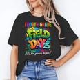 Let The Games Begin Fourth Grade Field Day 2025 Teacher Kid Women's T-Shirt, trending gift Let The Games Begin Fourth Grade Field Day 2025 Teacher Kid Women's T-Shirt, trending gift