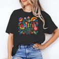 Maestra Flowers Spanish Teacher Cinco De Mayo Women's T-Shirt, trending gift Maestra Flowers Spanish Teacher Cinco De Mayo Women's T-Shirt, trending gift