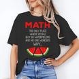 Math Watermelon Calculation Joke Teacher Student Women's T-Shirt, trending gift Math Watermelon Calculation Joke Teacher Student Women's T-Shirt, trending gift