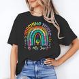 Musical Teacher Teaching Music Is My Jam Rainbow Tie Dye Women's T-Shirt, trending gift Musical Teacher Teaching Music Is My Jam Rainbow Tie Dye Women's T-Shirt, trending gift