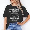 No More Tacos Punctuation Matters Taco English Teacher Women's T-Shirt, English Teacher Gifts, trending gift