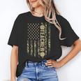 Patriotic Teacher American Flag Camouflage 4th Of July Camo Women's T-Shirt, trending gift Patriotic Teacher American Flag Camouflage 4th Of July Camo Women's T-Shirt, trending gift