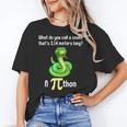 Pi Day Puns Pithon Math Teacher Jokes Women Men Kids Women's T-Shirt, trending gift Pi Day Puns Pithon Math Teacher Jokes Women Men Kids Women's T-Shirt, trending gift