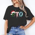 PTO Santa Hat Reindeer Parent Teacher Organization Christmas Women's T-Shirt, trending gift