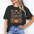 Que Pasa Calabaza Shirt Spanish Teacher Women's T-Shirt, trending gift