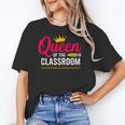 Queen Of The Classroom Teacher Women's T-Shirt, trending gift Queen Of The Classroom Teacher Women's T-Shirt, trending gift