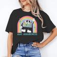 Rainbow AAC Awareness Month SPED Teacher SLP Communication Women's T-Shirt, trending gift