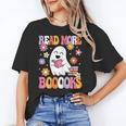 Read More Books Groovy Halloween Teacher Women Women's T-Shirt, Groovy Teacher Gifts, trending gift
