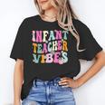Retro Infant Teacher Vibes Women Daycare Teacher Women's T-Shirt, trending gift