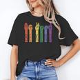 Retro Be Kind ASL Deaf Teacher Sign Language Gay Pride Women's T-Shirt, trending gift Retro Be Kind ASL Deaf Teacher Sign Language Gay Pride Women's T-Shirt, trending gift