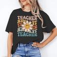 Retro Teacher Daisy Colorful Elementary School Teacher Women's T-Shirt, trending gift Retro Teacher Daisy Colorful Elementary School Teacher Women's T-Shirt, trending gift