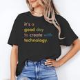 Retro Technology Teacher Shirt Tech Teacher Women's T-Shirt, trending gift