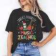 Santa's Favorite Music Teacher Christmas Santa Hat Matching Women's T-Shirt, trending gift Santa's Favorite Music Teacher Christmas Santa Hat Matching Women's T-Shirt, trending gift