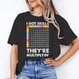I Got Skills They'Re Multiplying Nerd Math Teacher Women's T-Shirt, trending gift I Got Skills They'Re Multiplying Nerd Math Teacher Women's T-Shirt, trending gift