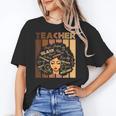Smart Teacher Afro Girl Melanin African American Wowen Women's T-Shirt, trending gift
