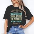Social Studies Teacher Appreciation Men Women Women's T-Shirt, trending gift Social Studies Teacher Appreciation Men Women Women's T-Shirt, trending gift
