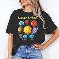 Solar System Cute Face Planets Space Science Teacher School Women's T-Shirt, Science Teacher Gifts, trending gift Solar System Cute Face Planets Space Science Teacher School Women's T-Shirt, Science Teacher Gifts, trending gift