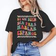 Spanish Teacher Maestra Hablar EspañOl Bilingual Teacher Women's T-Shirt, trending gift Spanish Teacher Maestra Hablar EspañOl Bilingual Teacher Women's T-Shirt, trending gift