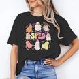 SPED Teacher Halloween Spooky Special Education Team Men Women Kids Women's T-Shirt, trending gift SPED Teacher Halloween Spooky Special Education Team Men Women Kids Women's T-Shirt, trending gift