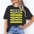 Spelling Bee Pun Halloween Costume For Teachers Women's T-Shirt, trending gift Spelling Bee Pun Halloween Costume For Teachers Women's T-Shirt, trending gift