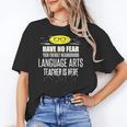 Super Language Arts Teacher Have No Fear T-Shirt Women's T-Shirt, Super Teacher Gifts, trending gift Super Language Arts Teacher Have No Fear T-Shirt Women's T-Shirt, Super Teacher Gifts, trending gift