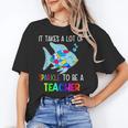 It Takes A Lot Of Sparkle To Be A Teacher Rainbow Fish For Men Women Women's T-Shirt, trending gift It Takes A Lot Of Sparkle To Be A Teacher Rainbow Fish For Men Women Women's T-Shirt, trending gift