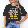 I Teach The Cutest Candy Corn In The Bunch Teacher Halloween Women's T-Shirt, trending gift