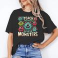 I Teach The Cutest Little Monsters Teacher Halloween Outfit Women's T-Shirt, trending gift I Teach The Cutest Little Monsters Teacher Halloween Outfit Women's T-Shirt, trending gift