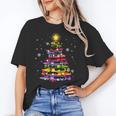 Teacher Crayon Christmas Tree Lights Student School Xmas Women's T-Shirt, trending gift Teacher Crayon Christmas Tree Lights Student School Xmas Women's T-Shirt, trending gift