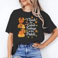 Teacher Thanksgiving I Teach The Cutest Turkeys In The Patch Women's T-Shirt, trending gift