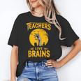 Teachers Love Brains Shirt Men Women Halloween Teacher Women's T-Shirt, trending gift