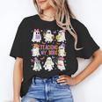 Teaching My Boos Teacher Cute Ghost Groovy Teacher Halloween Women's T-Shirt, Groovy Teacher Gifts, trending gift