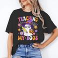 Teaching My Boos Teacher Ghost Teach Halloween Teacher Women's T-Shirt, trending gift